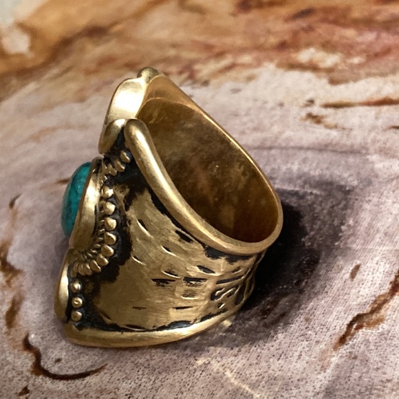 Free People Turquoise Ring - 7 - Picture 2 of 5